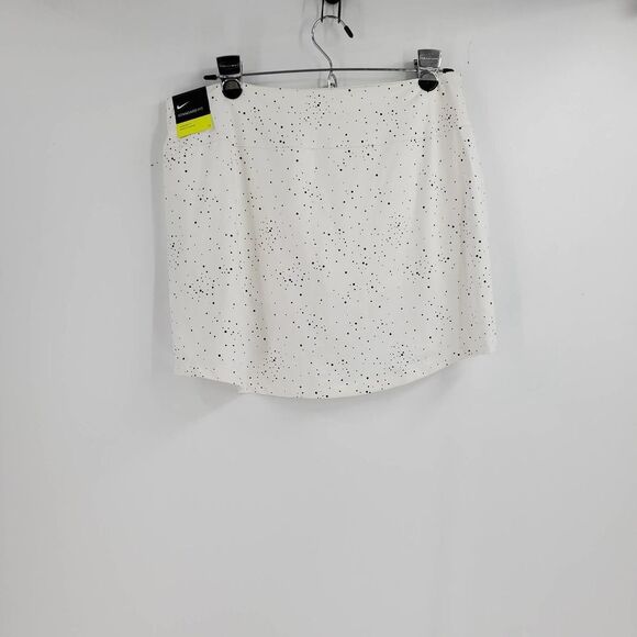 NIKE GOLF NWT girls XL cream with black dots skort skirt - Picture 2 of 7